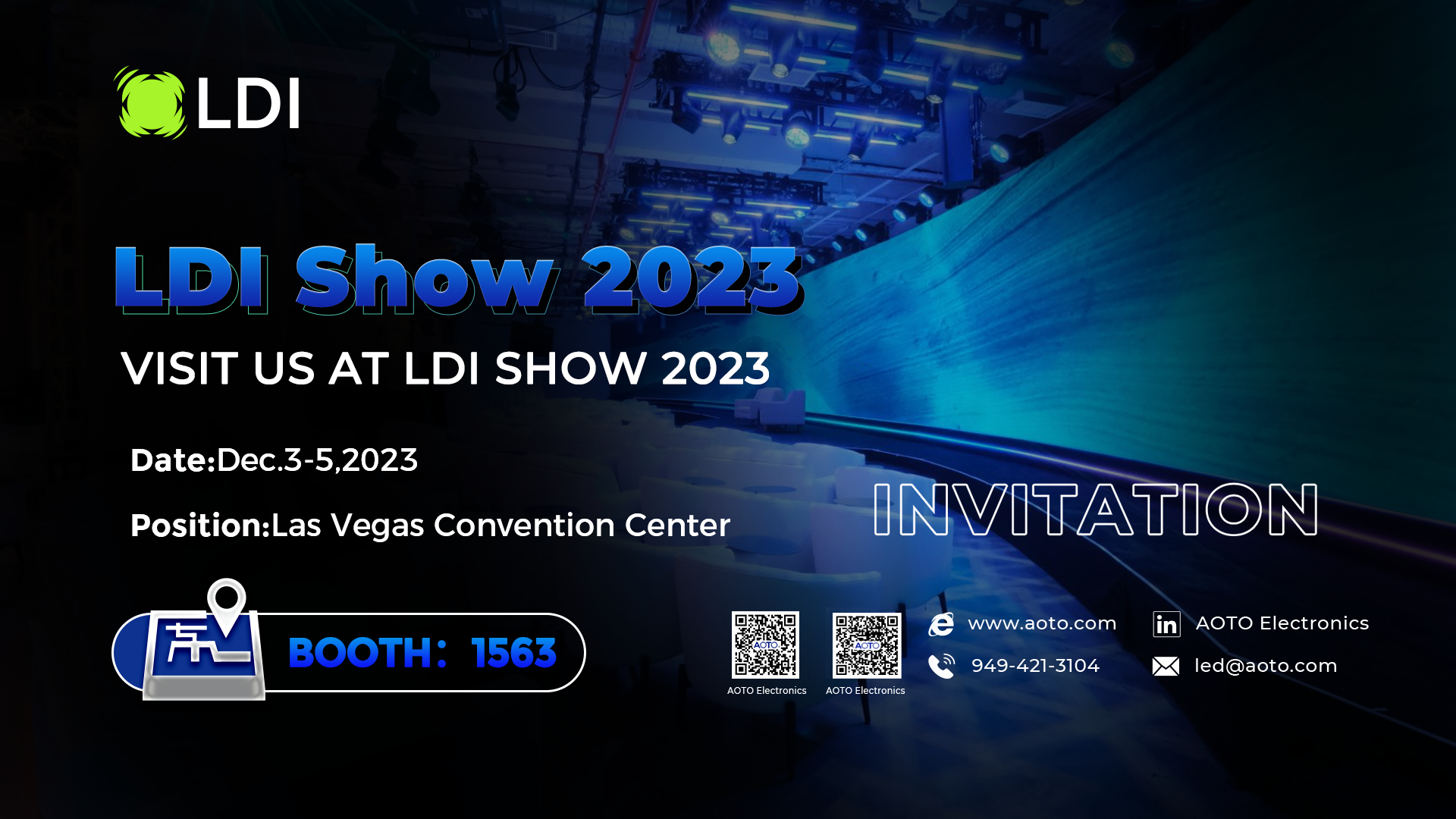 AOTO Brings Cutting-Edge Rental New Products and XR/VP Virtual Production to LDI SHOW 2023 in the U.S.