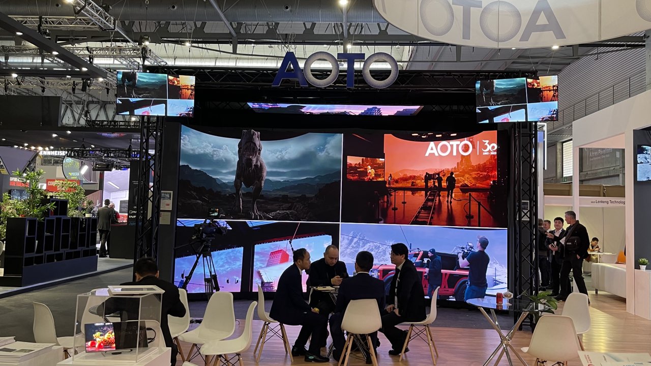 AOTO Showcased Innovative LED Solutions at ISE 2023