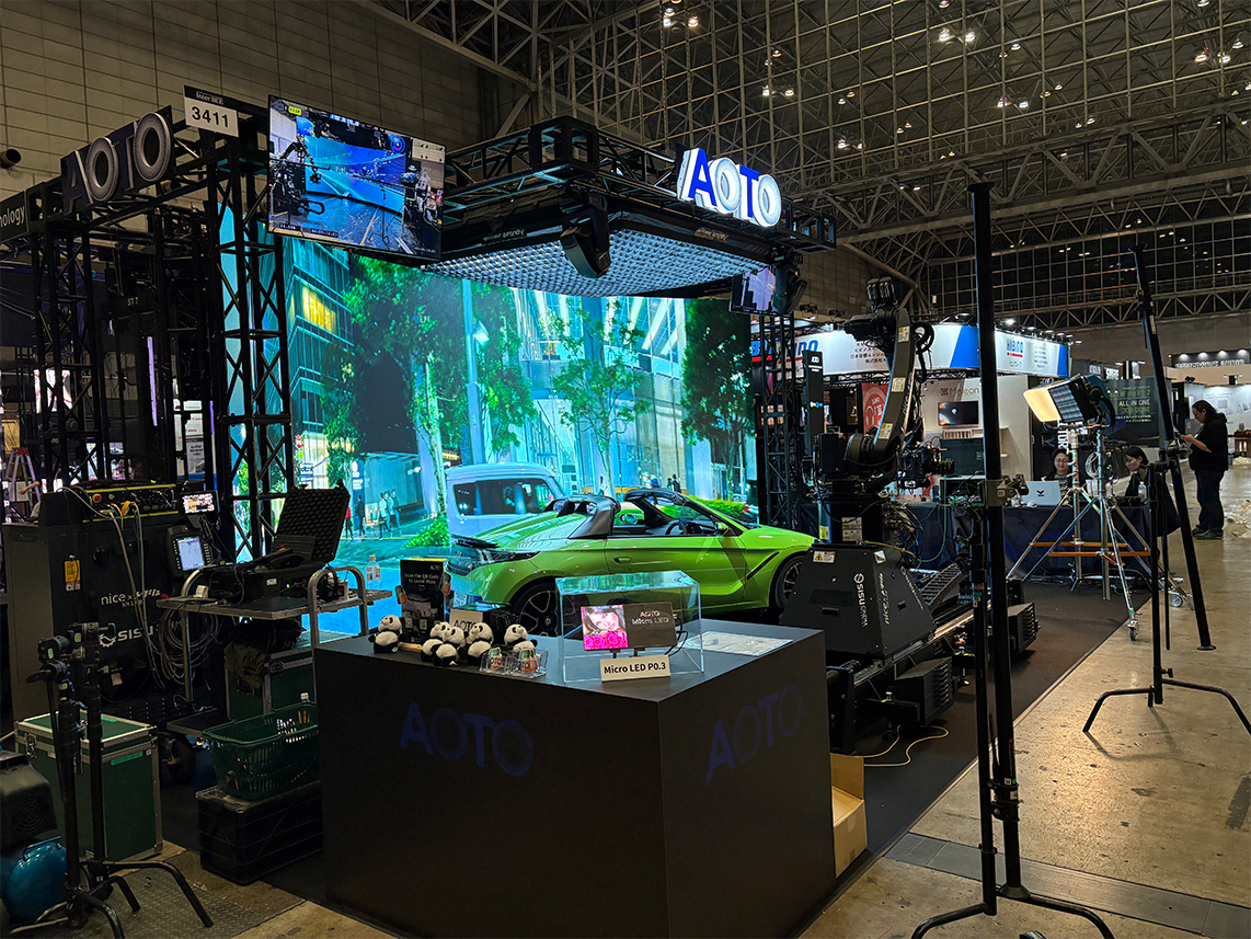 AOTO Impresses at InterBEE 2024 with Immersive LED Rental Solutions and Advanced Virtual Production