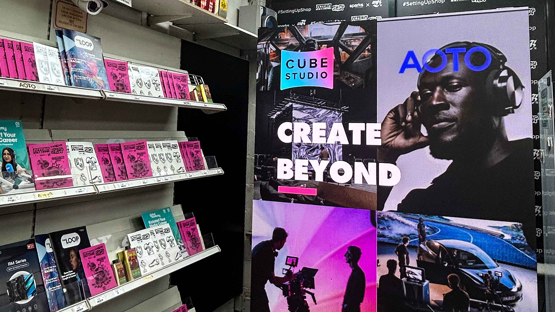 AOTO Joins Forces with CUBE Studio to Support GenB TV on “Setting Up Shop” with RM Premium LED Screen for Virtual Production